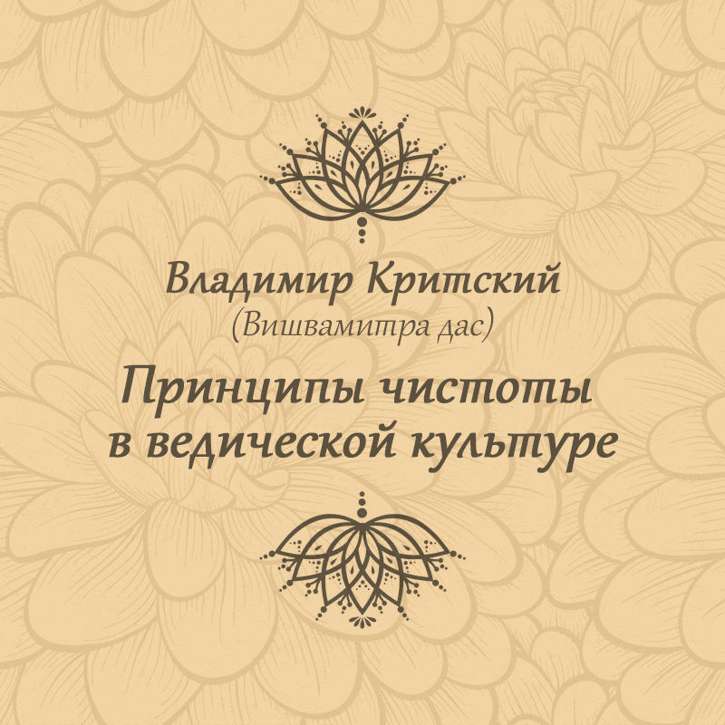 Владимир Критский - Принципы чистоты в ведической культуре